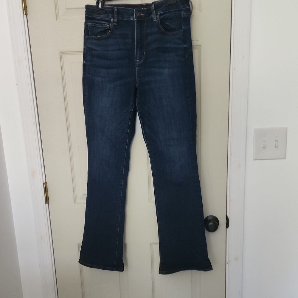 American Eagle Outfitters Dark Indigo Flare Jeans